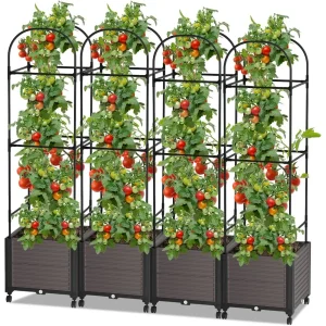 61'' Tomato Planters for Climbing Plants Vegetable Vine Flowers
